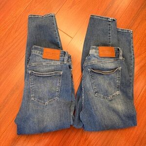 Lucky Brand Medium Wash Skinny Jeans - Blue women's 8/29 Stretchy